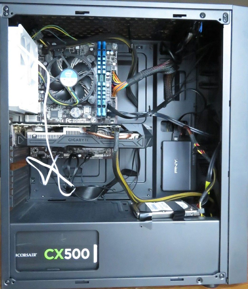 PC Gamer i7 4770 GTX 1060 8 Go DDR3 SSD 500 Go + 320 Go W11 01